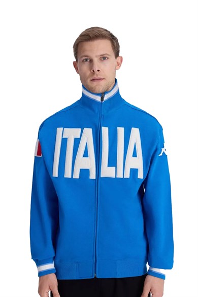 ITALIAアウター　kappa Kappa Erkek Eşofman Üstü Authentic Eroi Jkt İtalia Regular Fit
