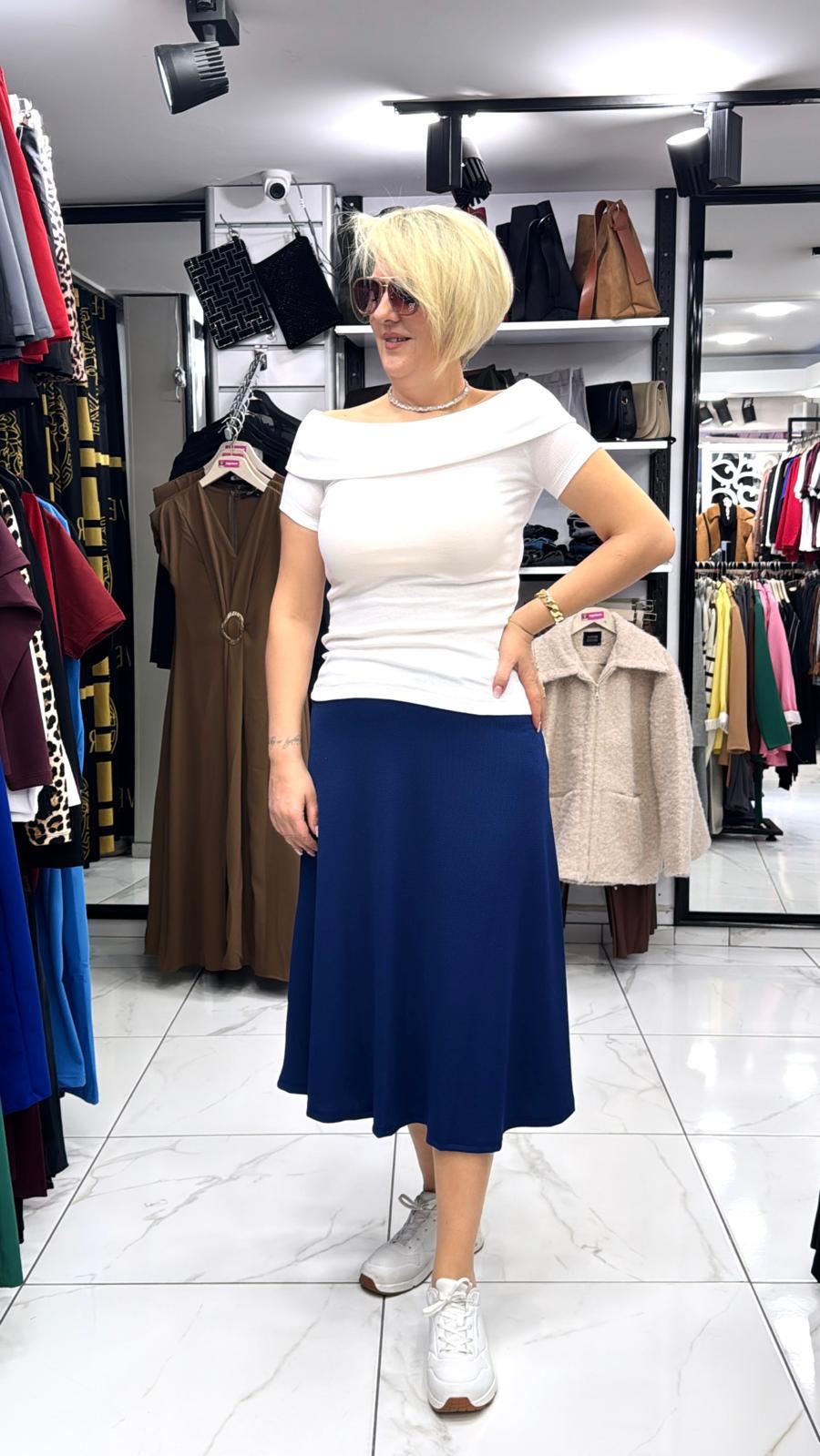 Kaşkorse Siyah Bluz