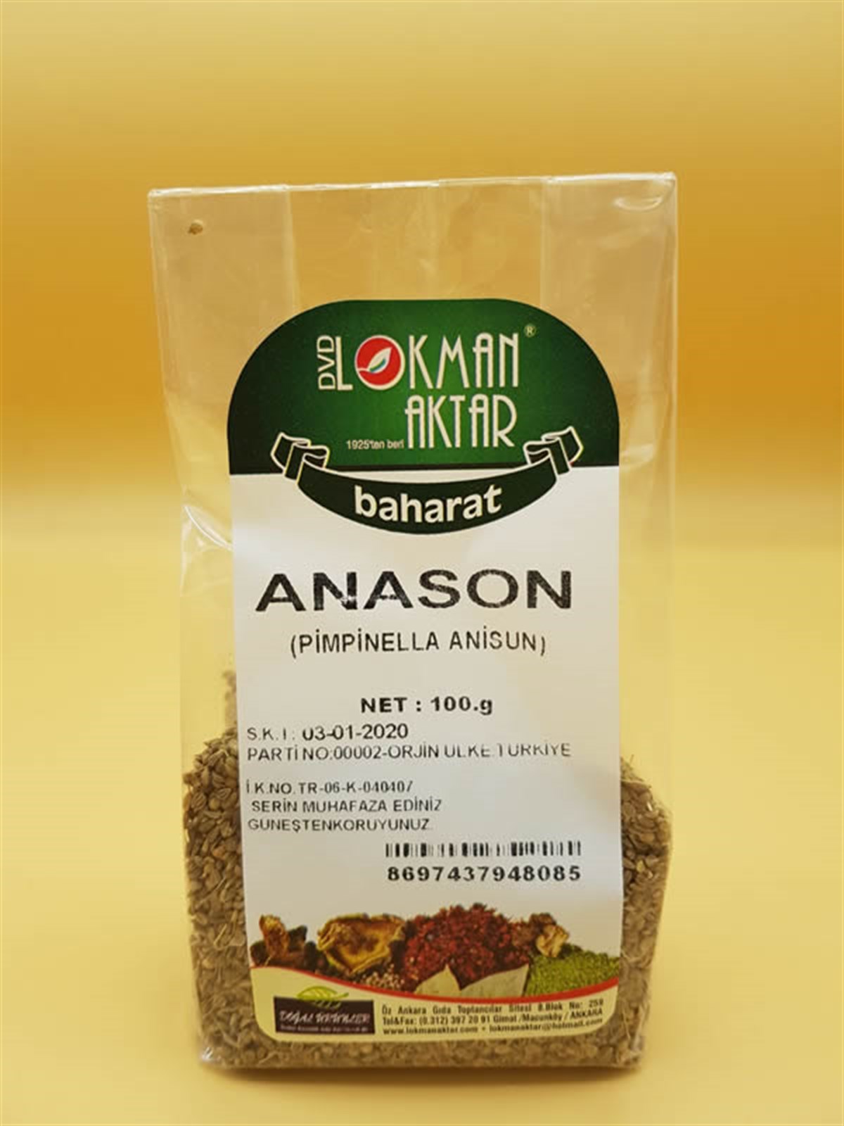 DVD Anason 100gr