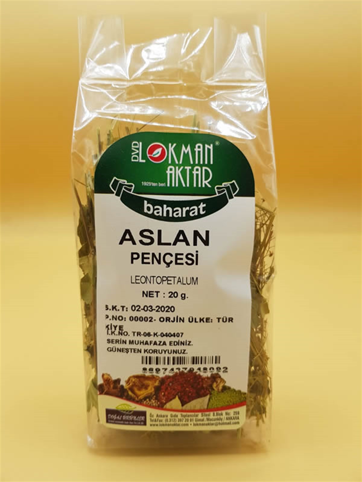 DVD Aslan Pençesi 20gr