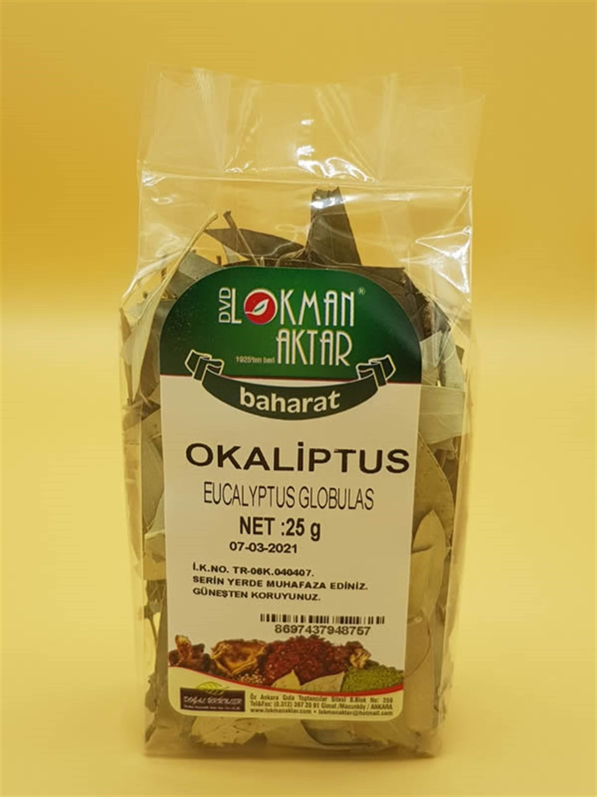 DVD Okaliptus Yaprağı 25gr