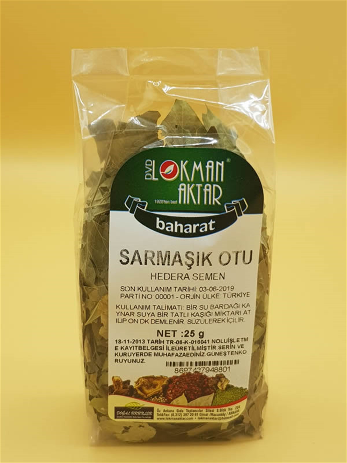 DVD Sarmaşık Otu 25gr