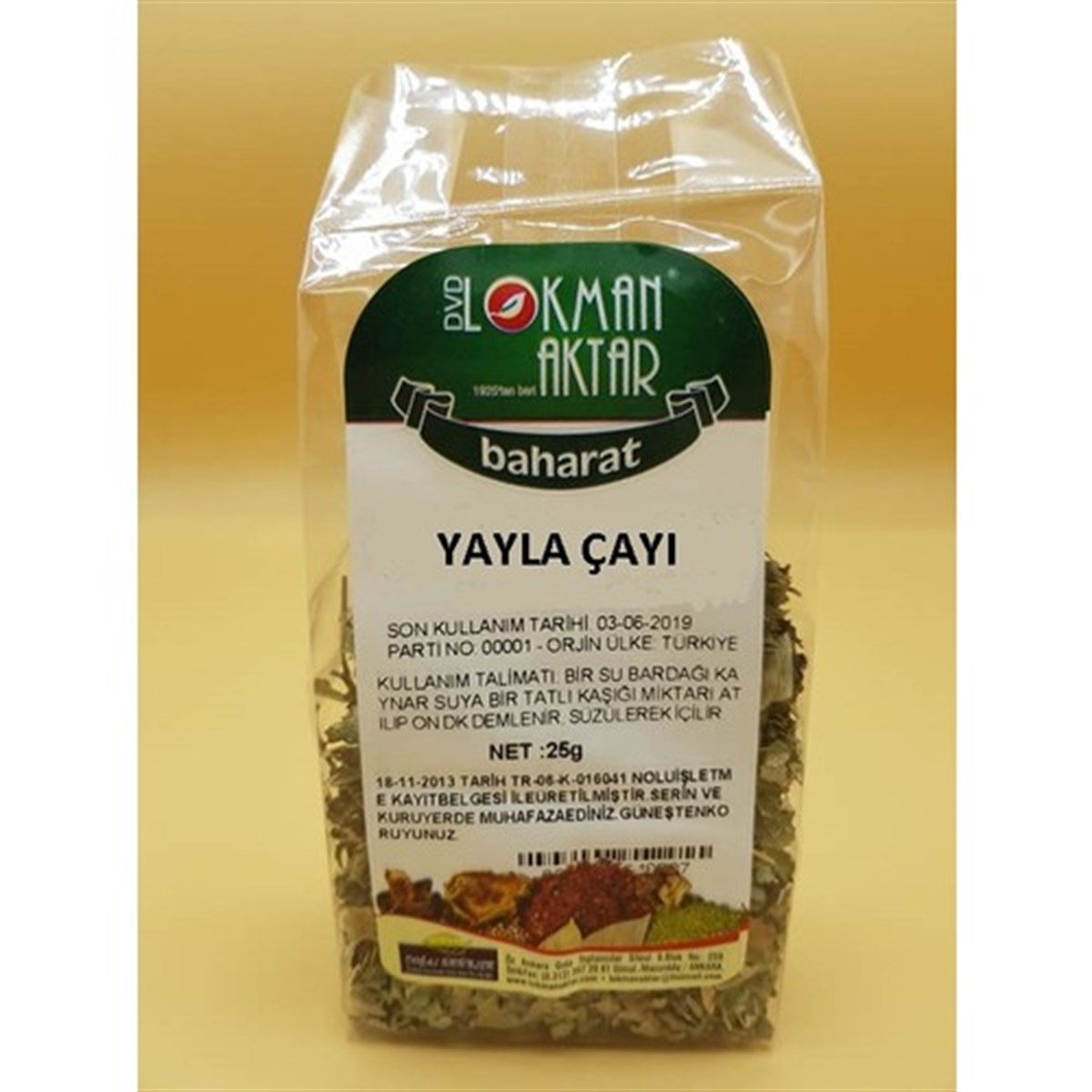 DVD Yayla Çayı 20gr