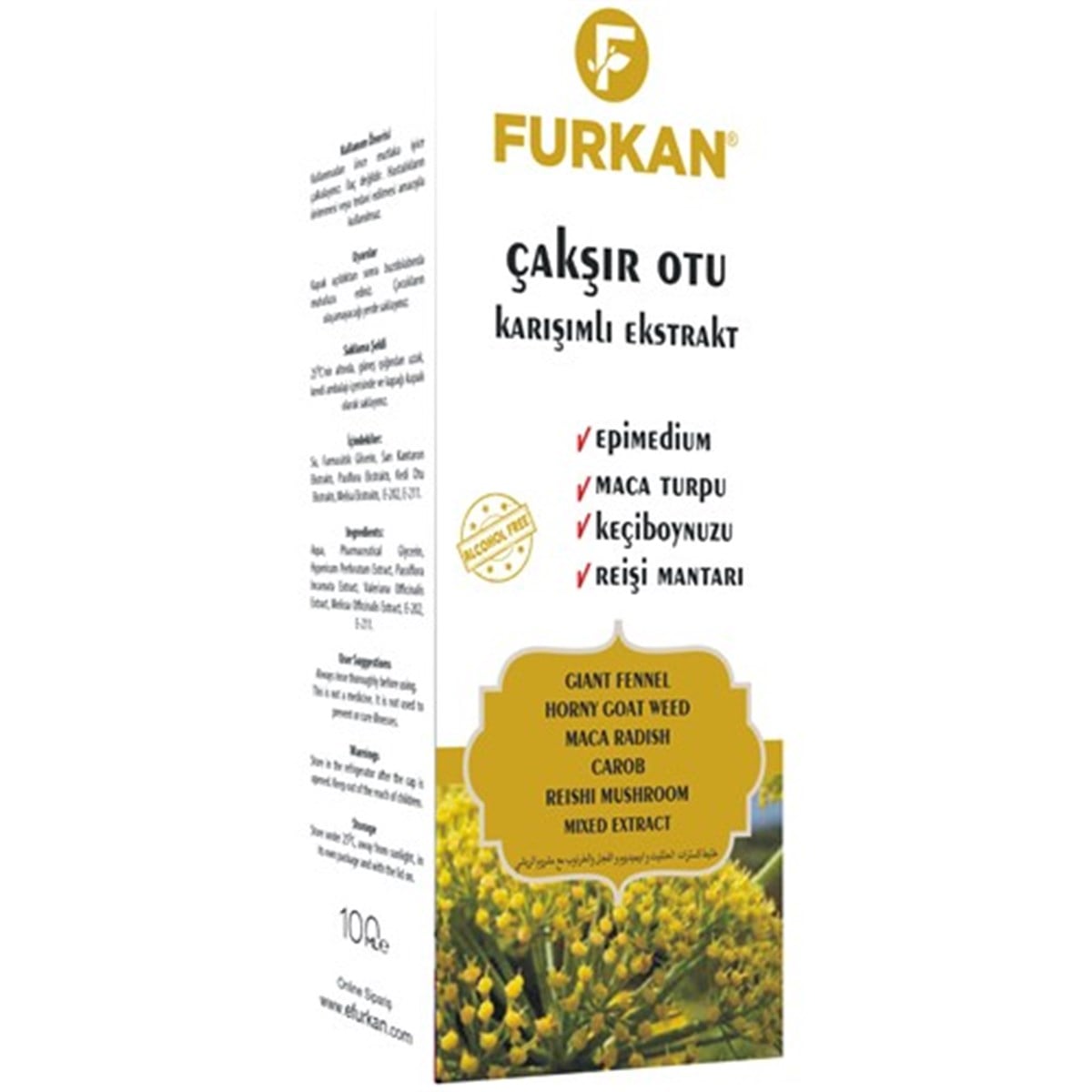 Furkan Çakşır Otu Karışımlı Extrat 100ml