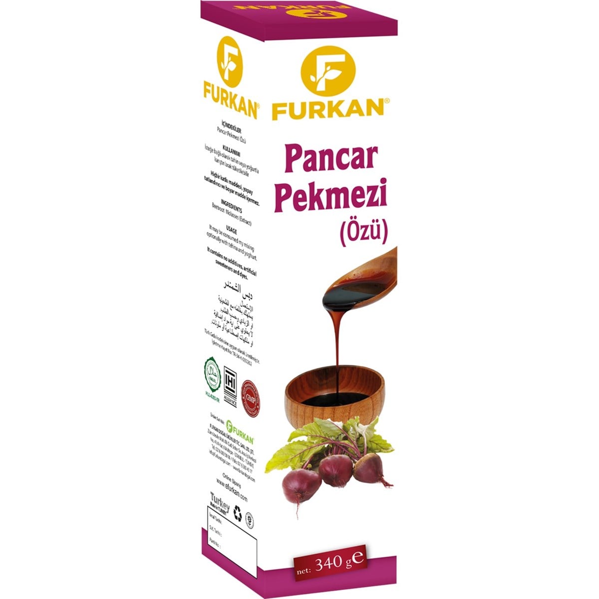 Furkan Pancar Pekmezi Özü 340gr