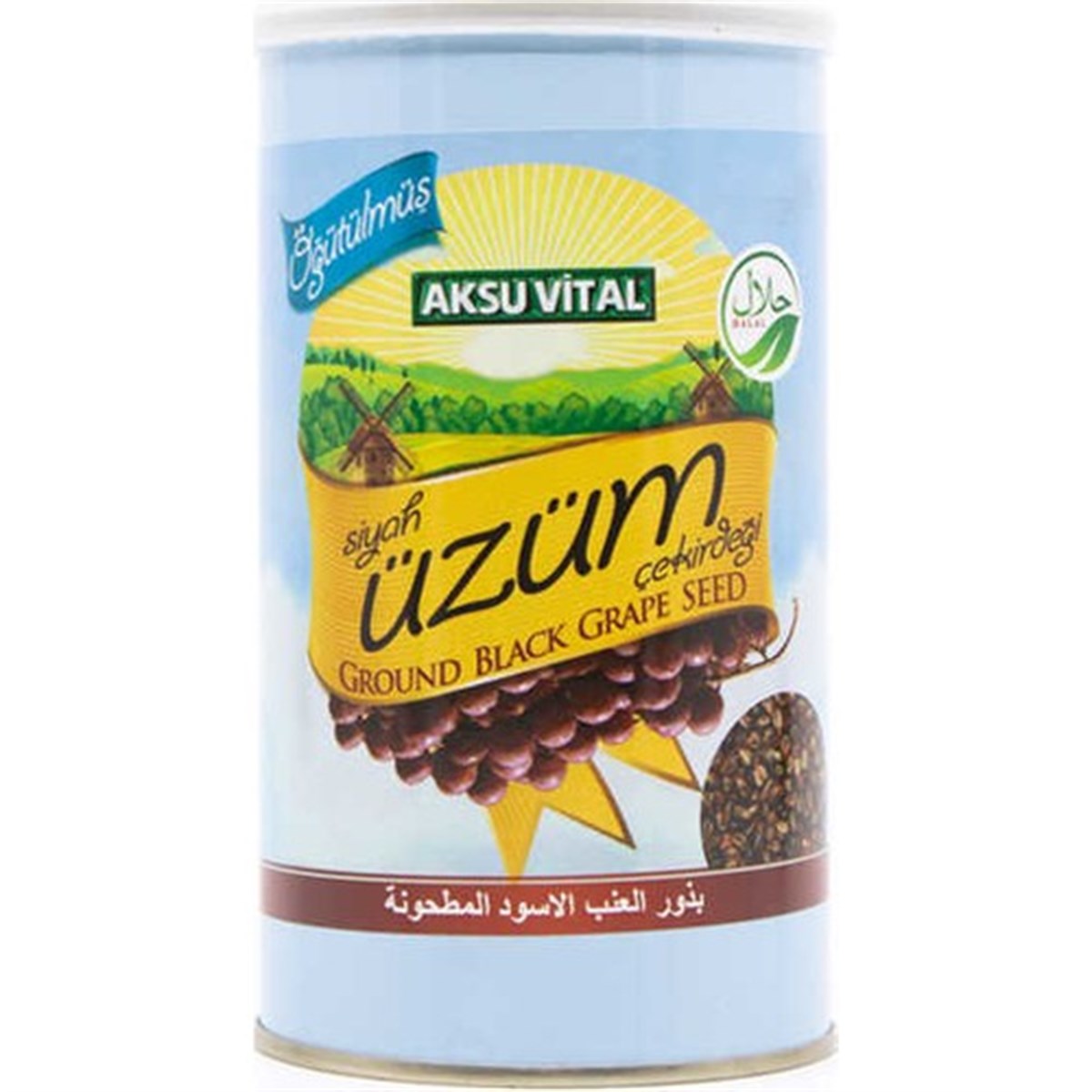 Aksu Siyah Üzüm Çekirdeği Tozu 250 gr