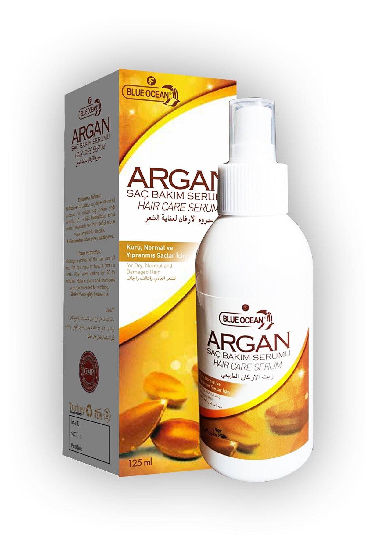 Blue Ocean Argan Saç Bakım Serumu 125ml