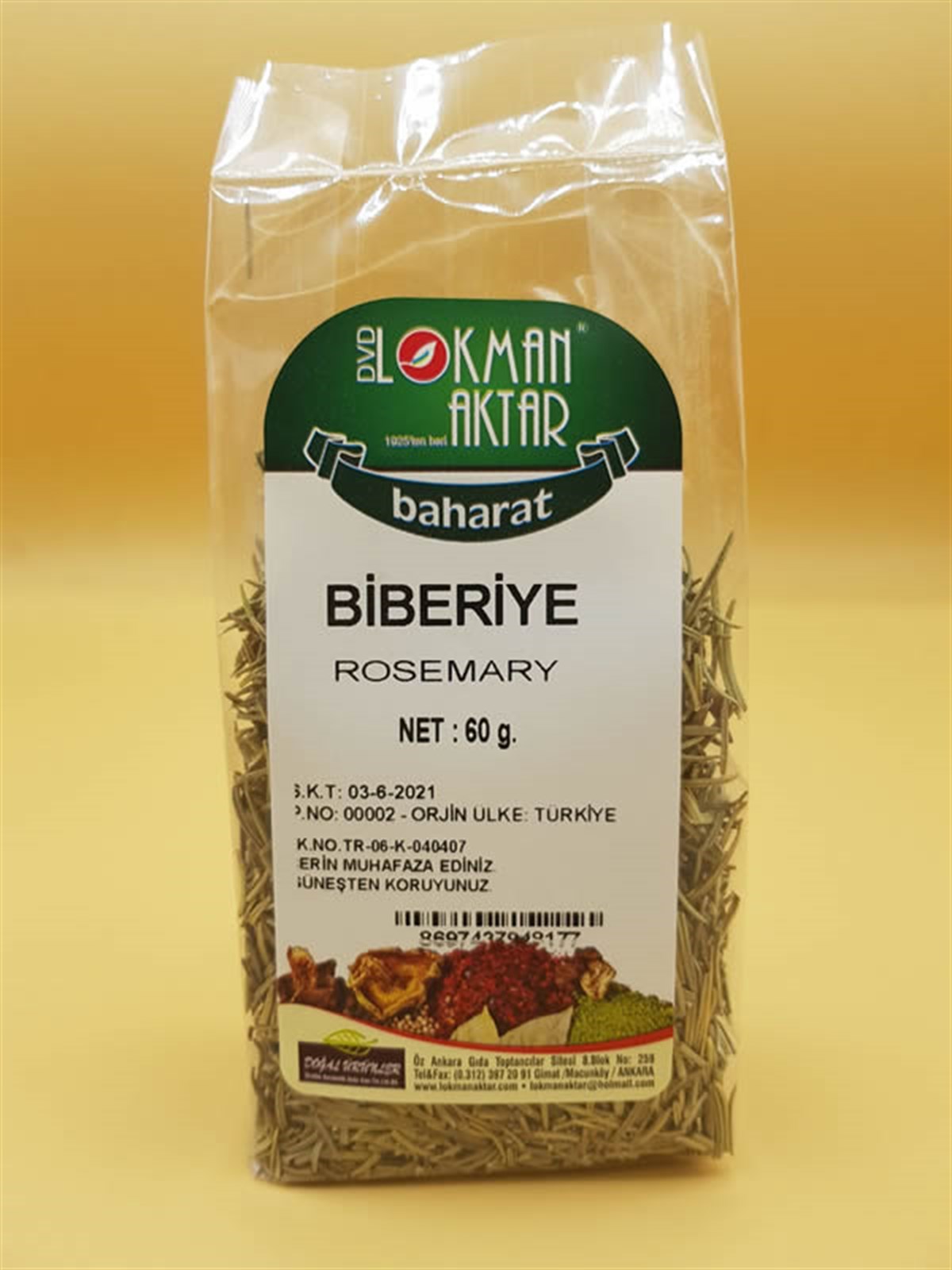 DVD Biberiye 60gr