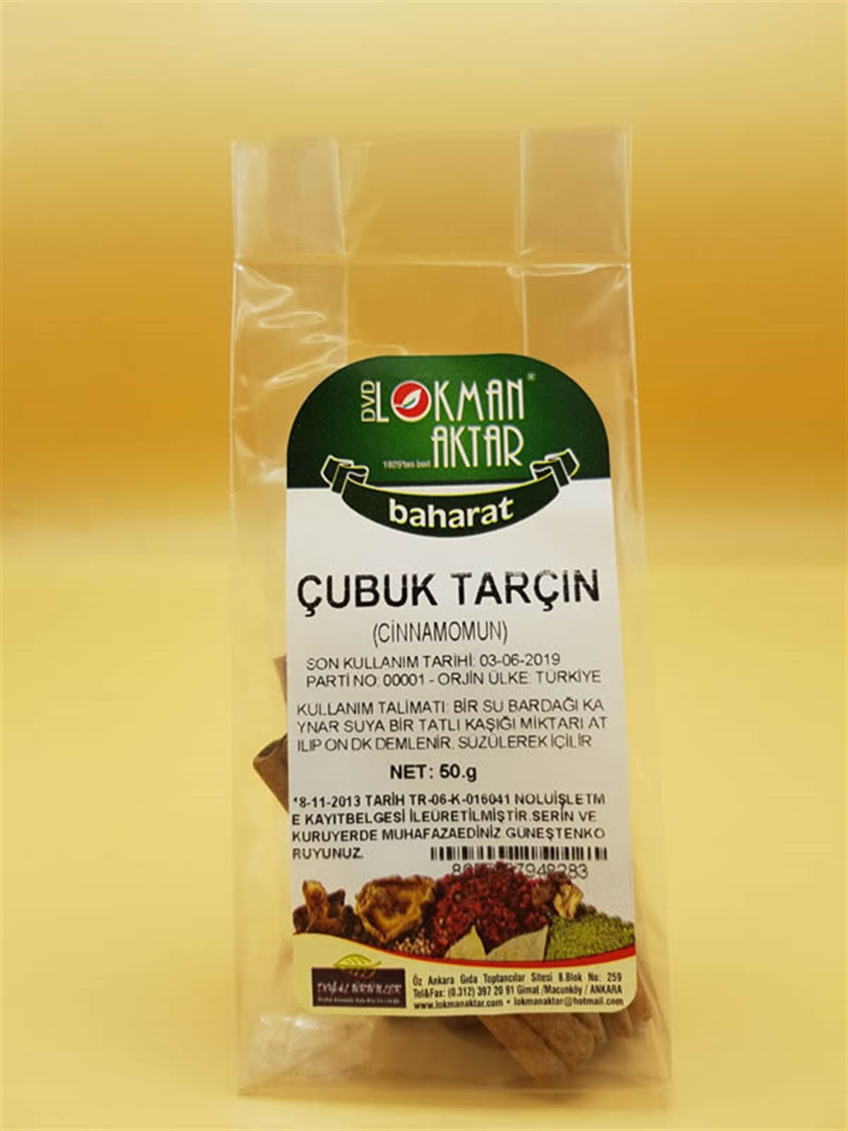 DVD Çubuk Tarçın 50gr