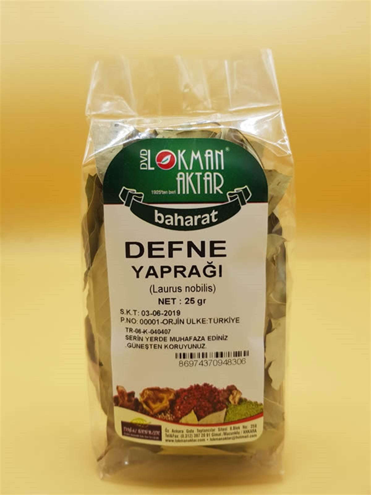 DVD Defne Yaprağı 25gr
