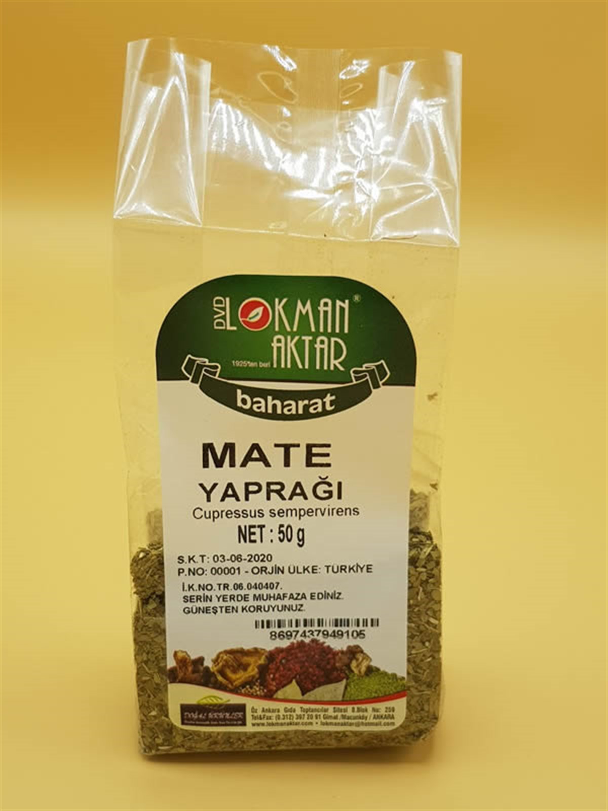 DVD Mate Yaprağı 50gr