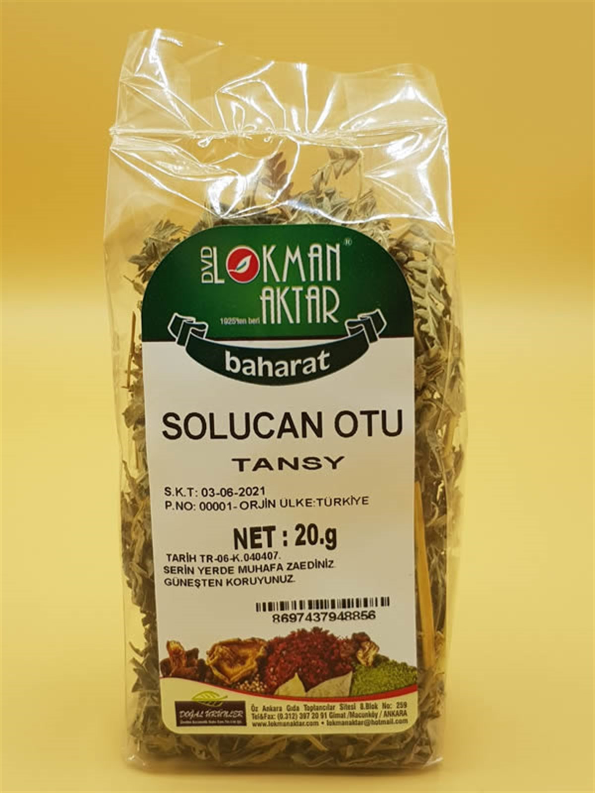 DVD Solucan Otu 20gr