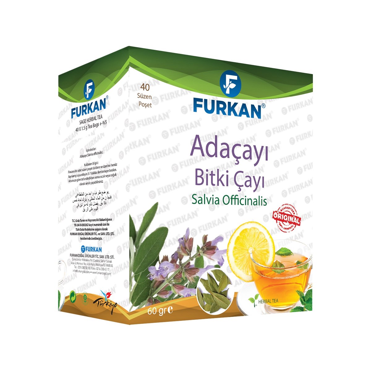 Furkan Adaçayı Bitki Çayı 40'lı