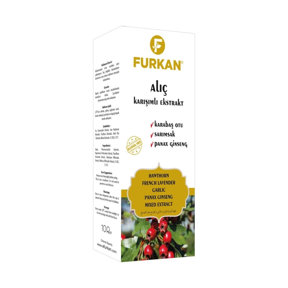 Furkan Alıç Karışımlı Extrat 100ml