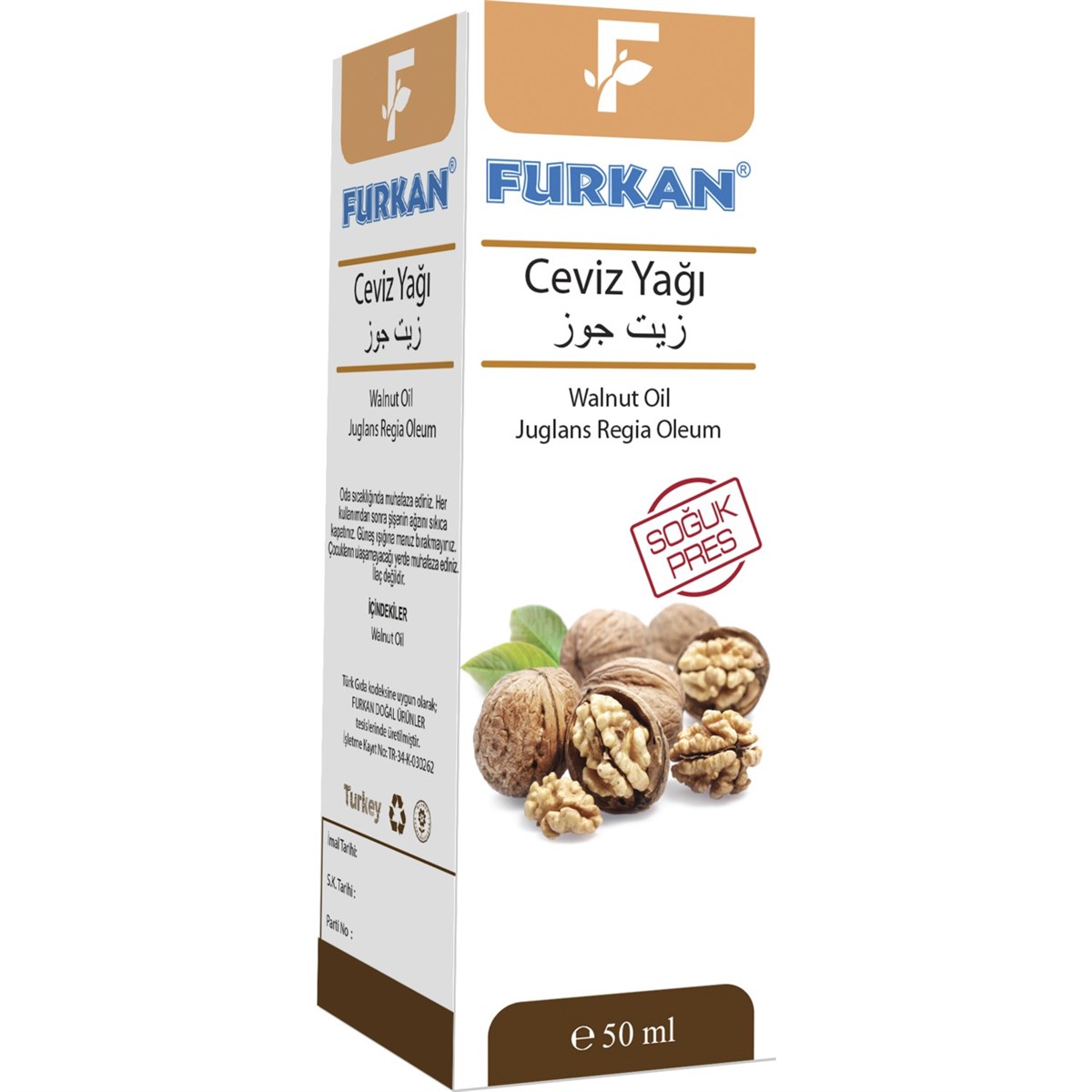 Furkan Ceviz Yağı 50cc