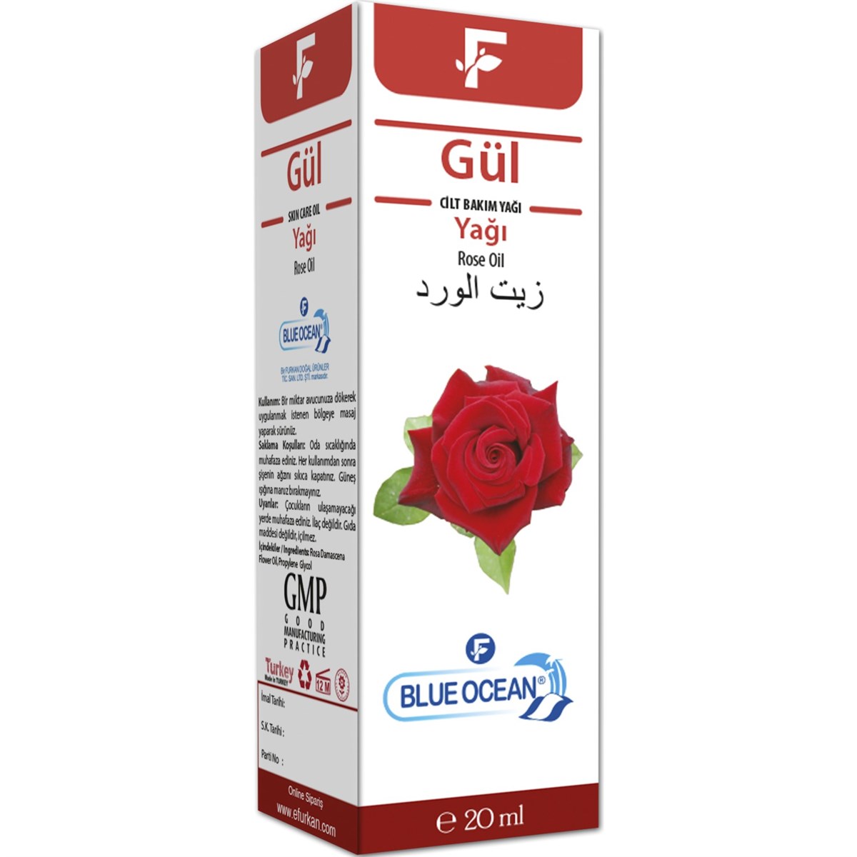Furkan Gül Yağı 20cc