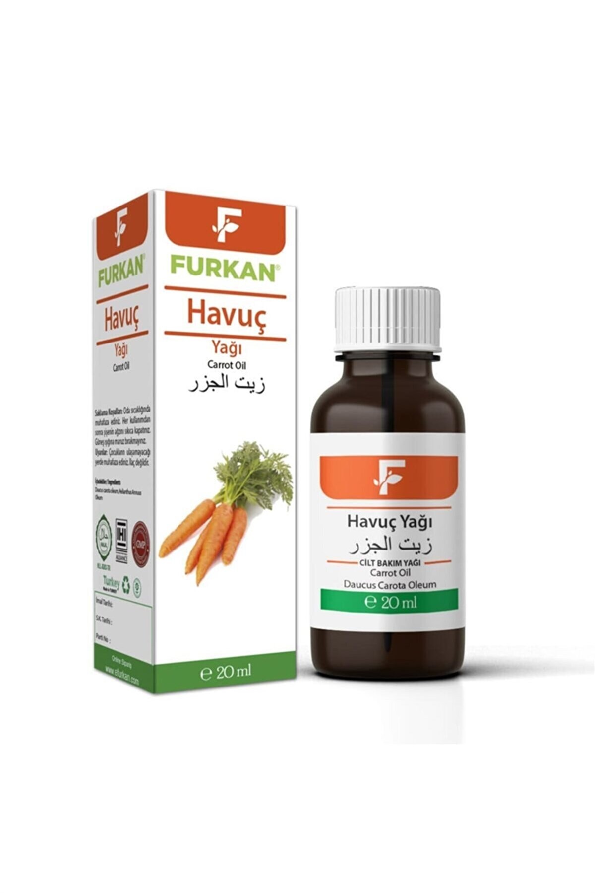 Furkan Havuç Yağı 20cc