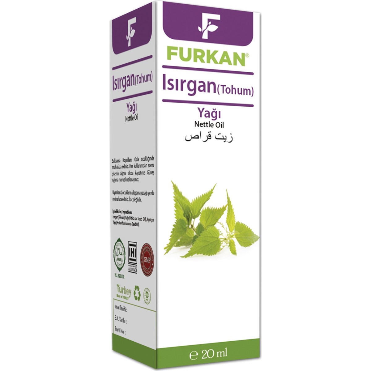 Furkan Isırgan Yağı 20cc