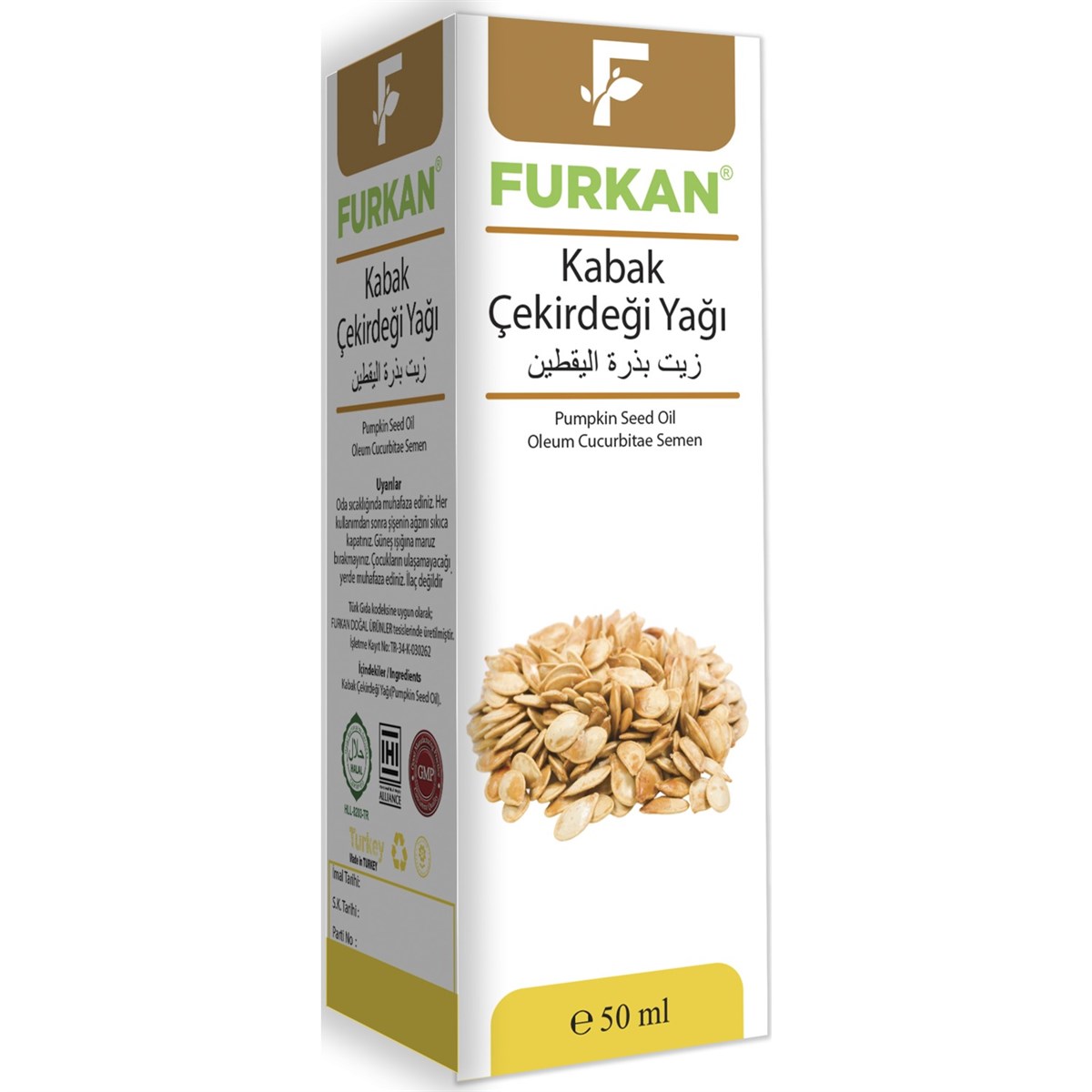 Furkan Kabak Çekirdeği Yağı 50cc