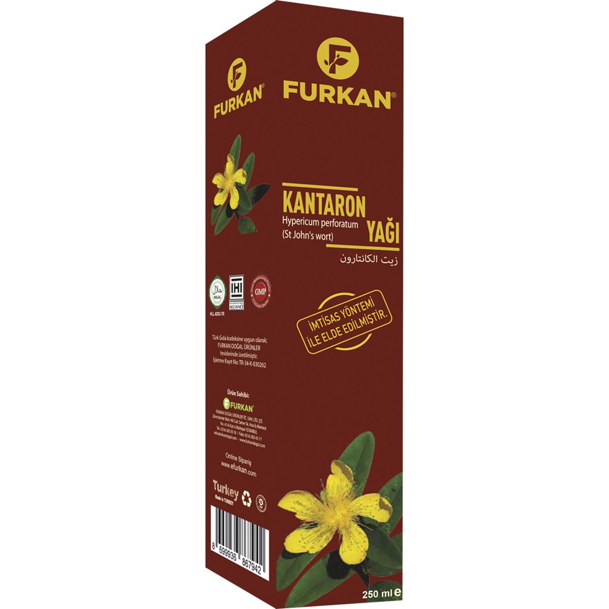 Furkan Kantaron Yağı 250cc