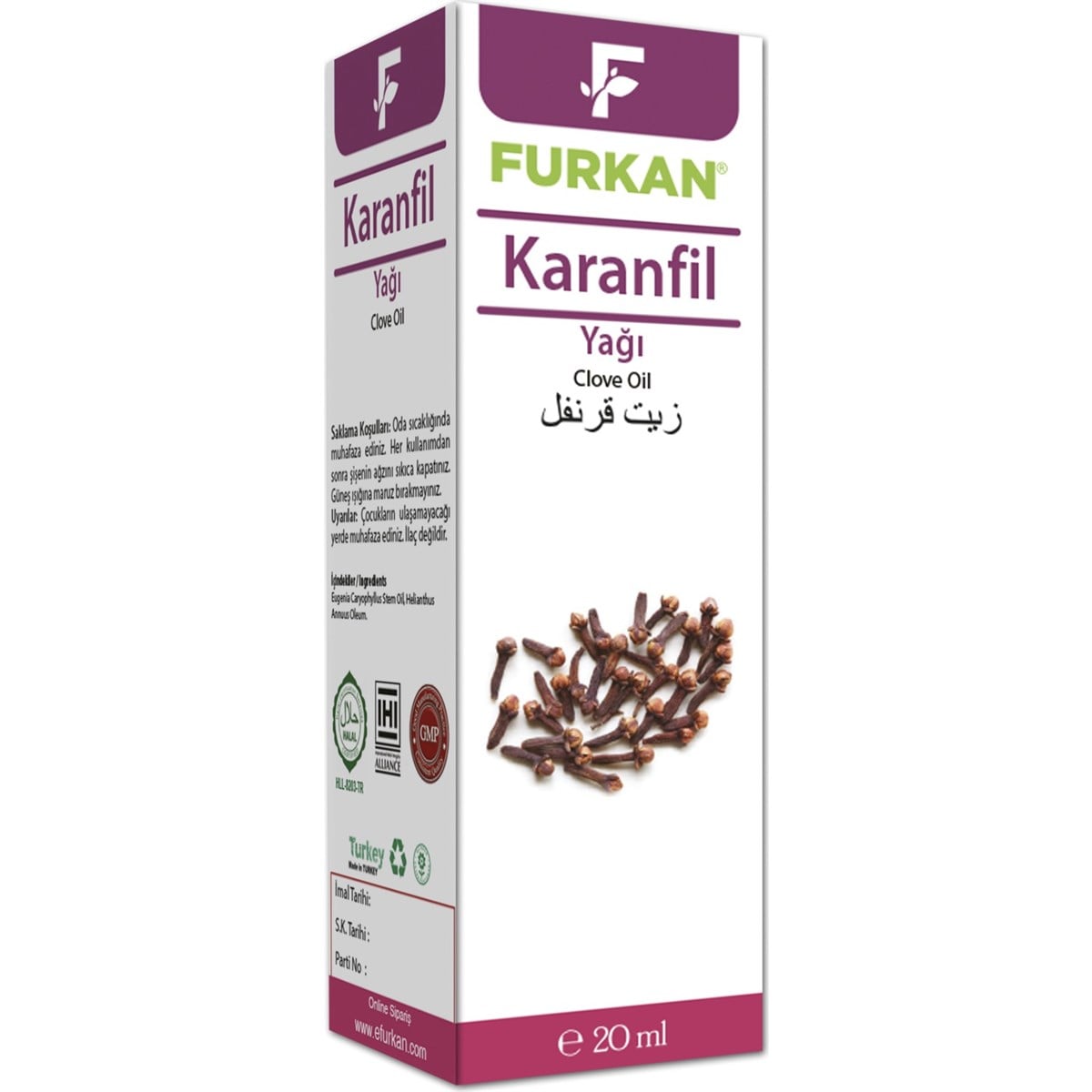 Furkan Karanfil Yağı 20cc