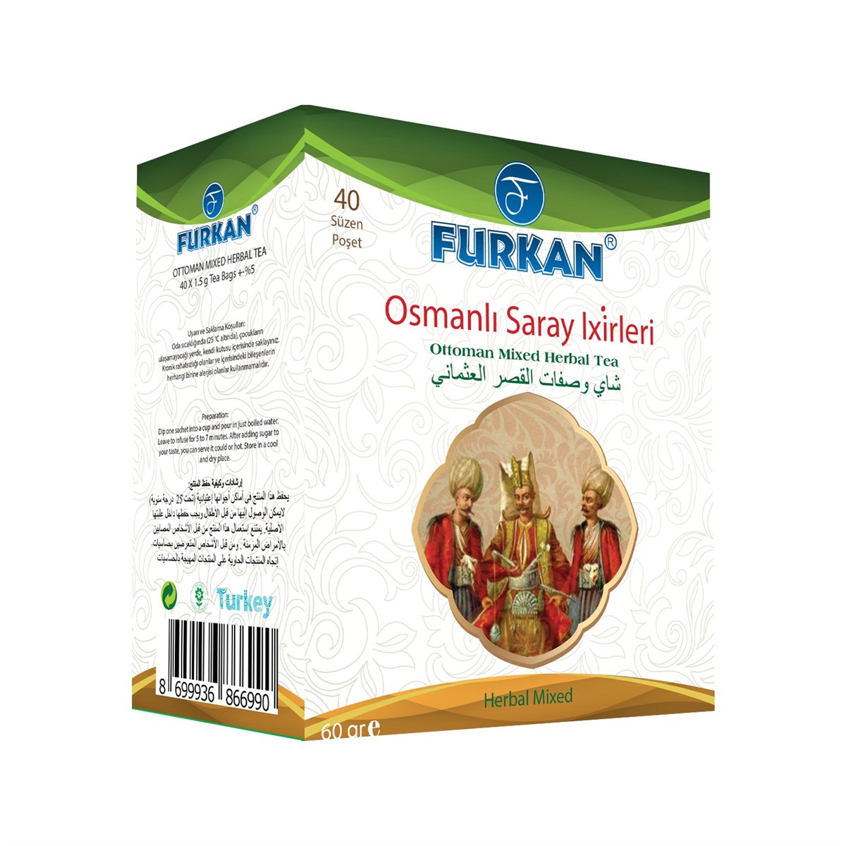 Furkan Osmanlı Saray İksirleri Çayı 40'lı