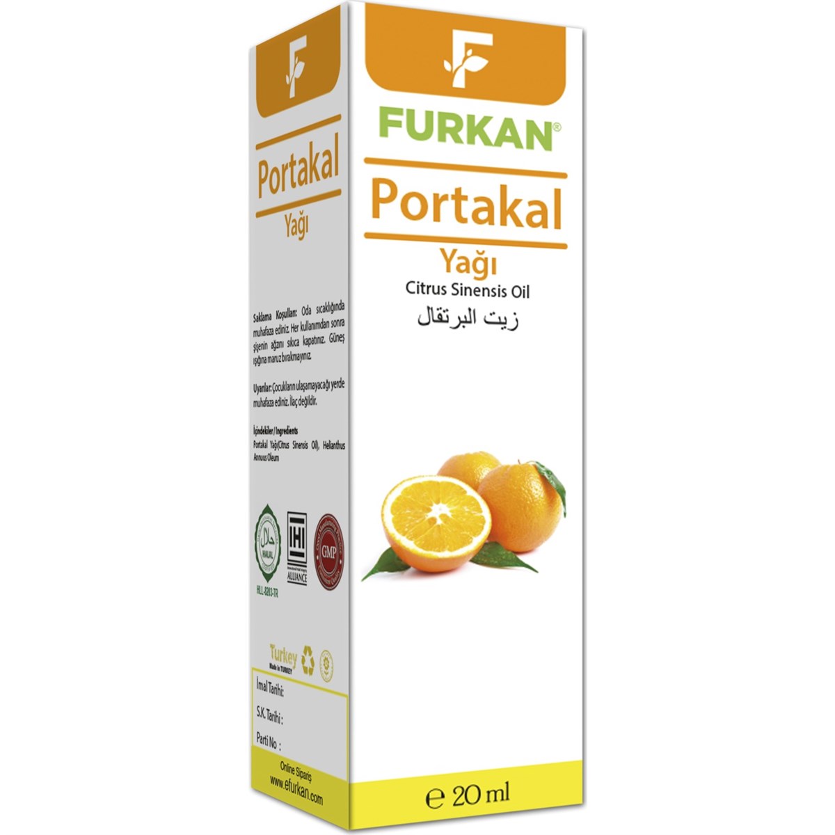 Furkan Portakal Yağı 20cc