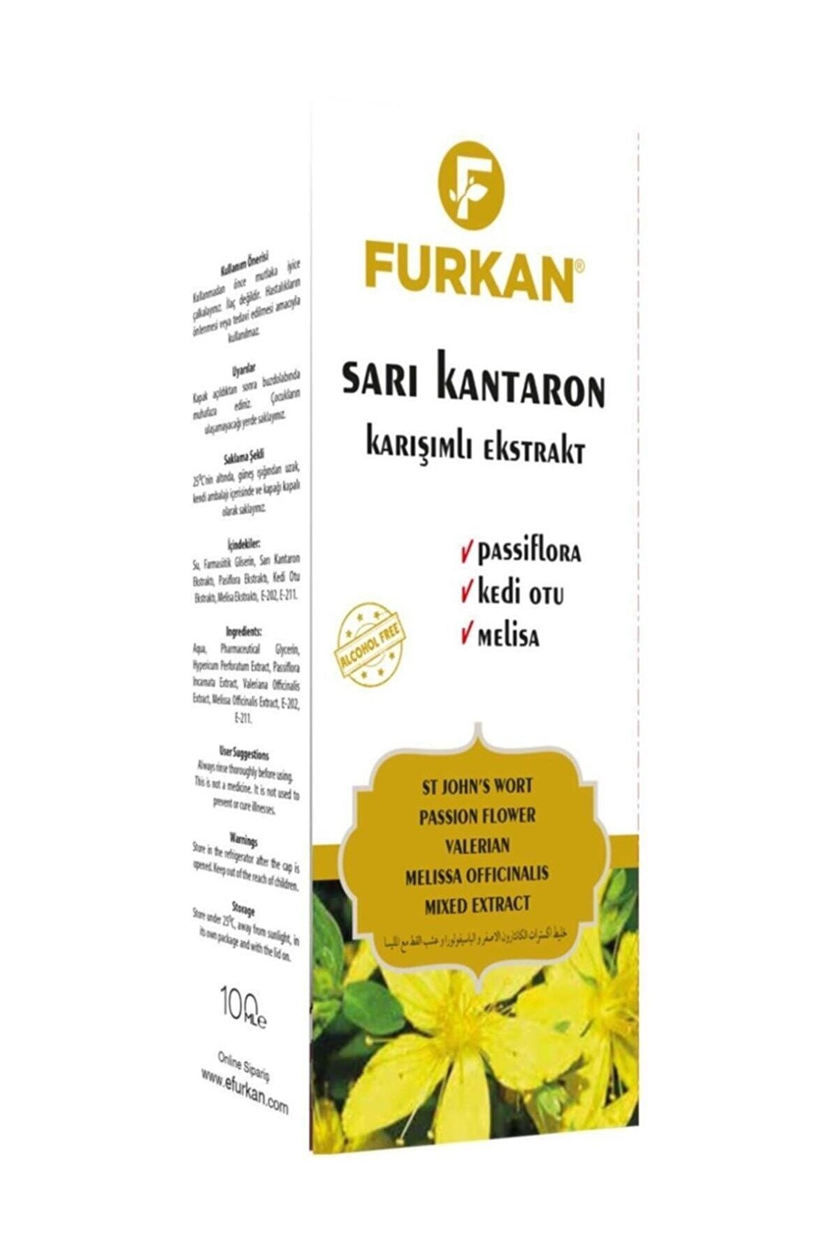 Furkan Sarı Kantaron Karışımlı Extrat 100ml