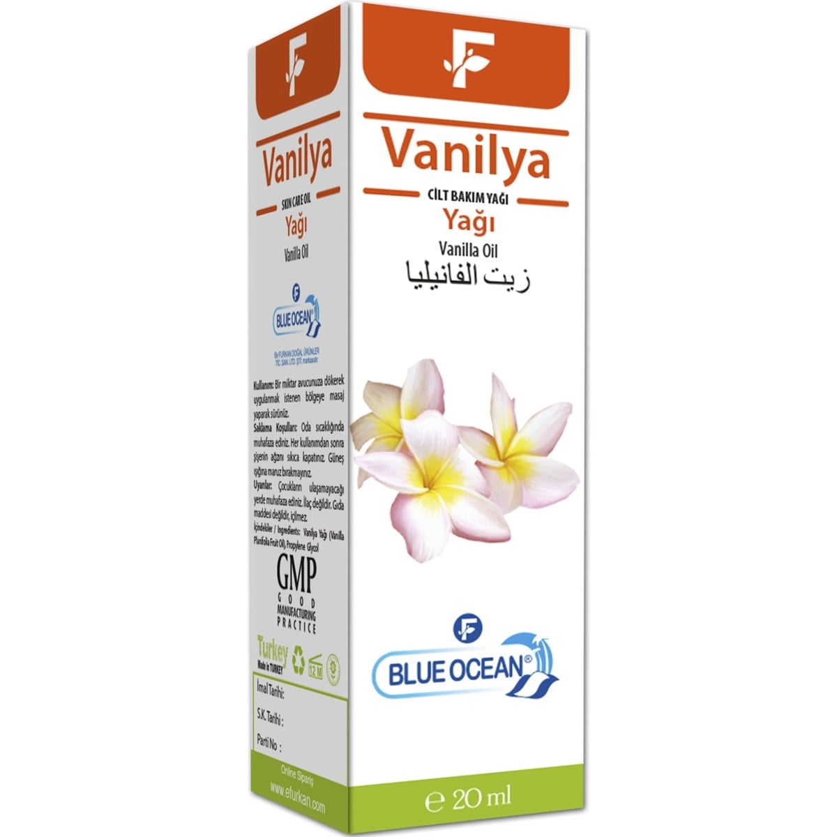 Furkan Vanilya Yağı 20cc