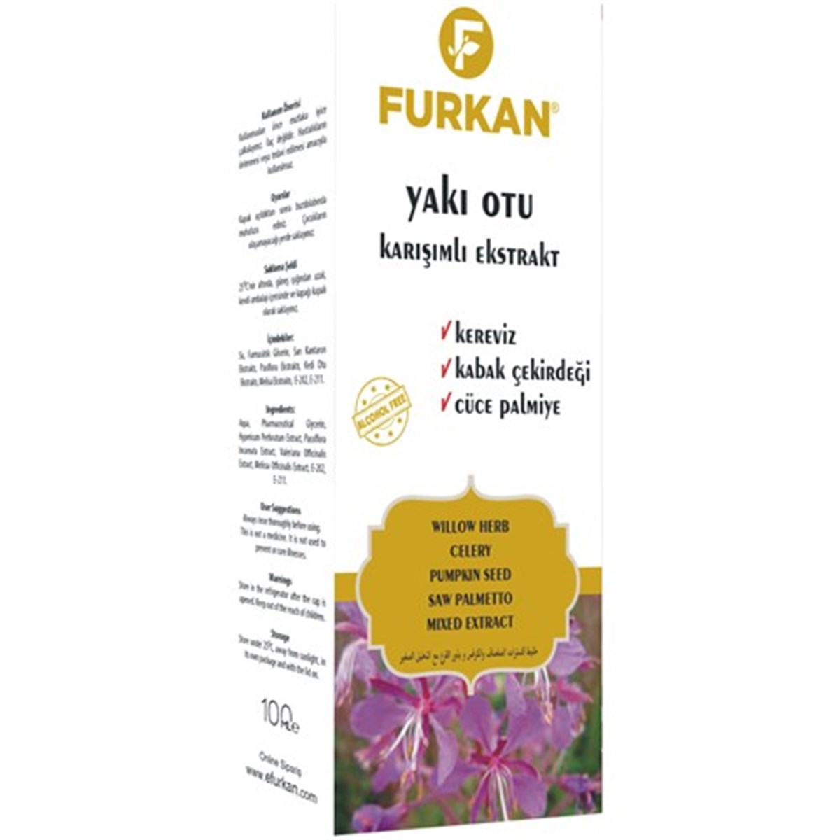 Furkan Yakı Otlu Karışımlı Extrat 100ml