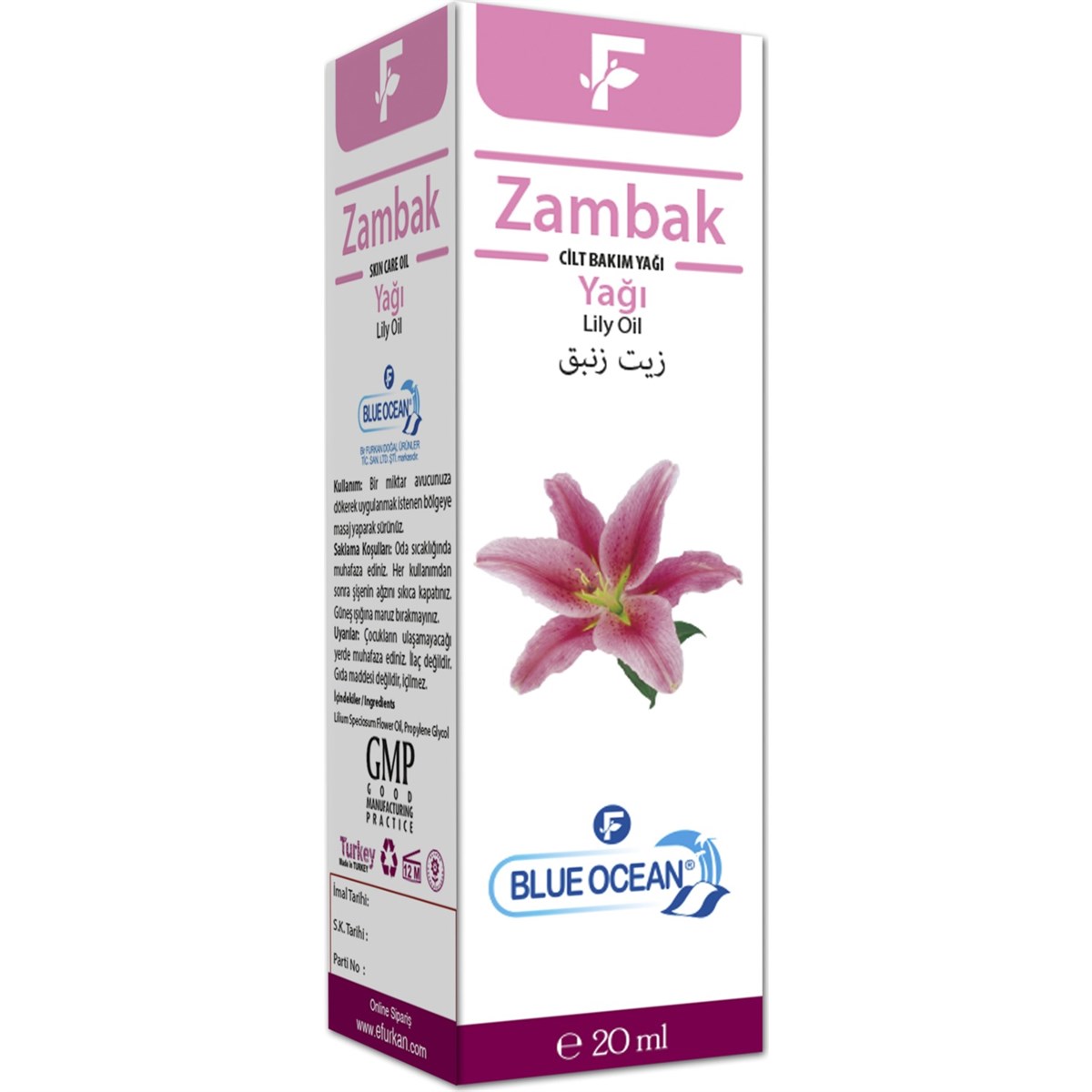 Furkan Zambak Yağı 20cc