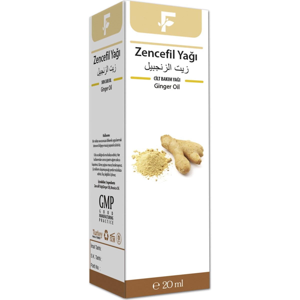 Furkan Zencefil Yağı 20cc