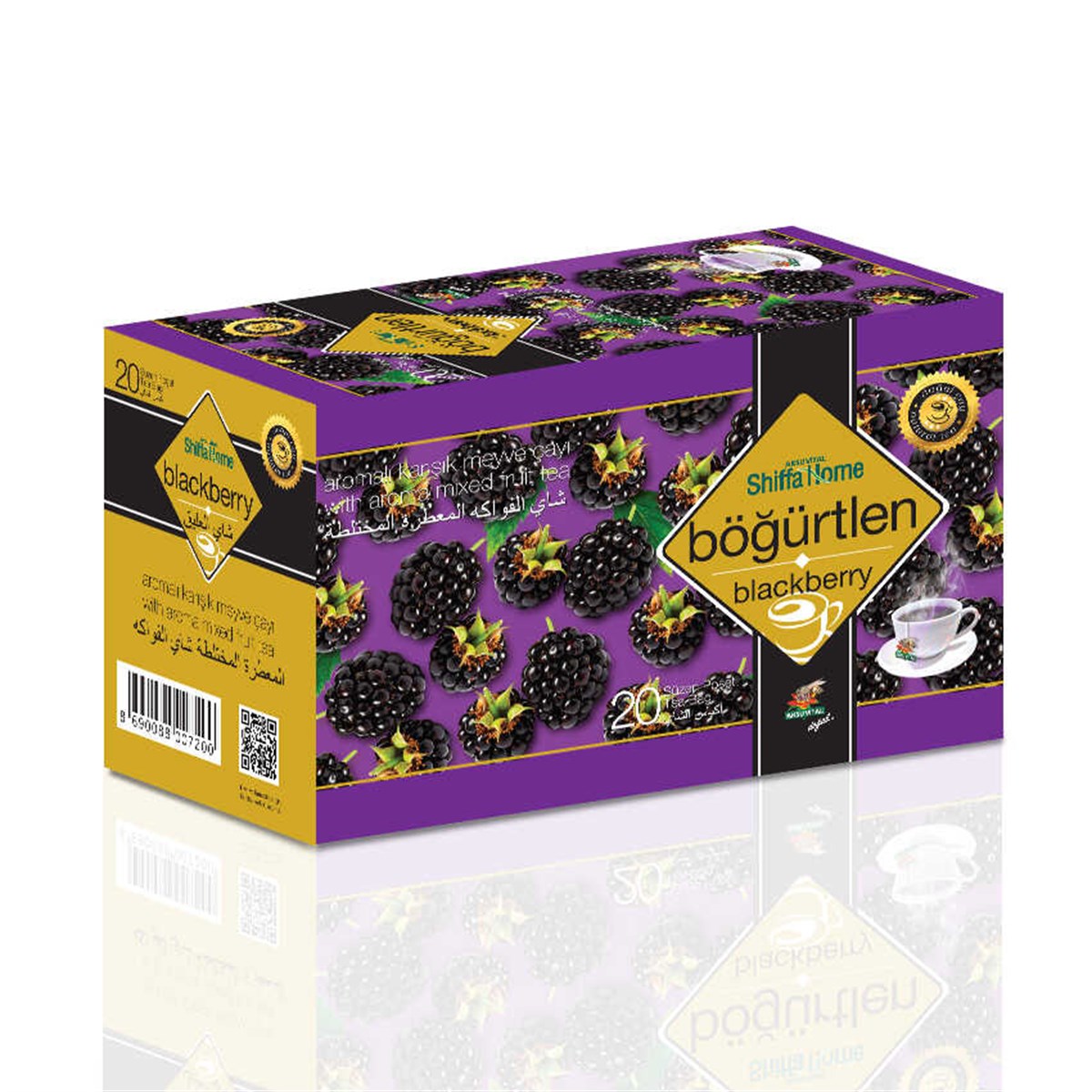 SHF Böğürtlen Aromalı Karışık Bitki Çayı
