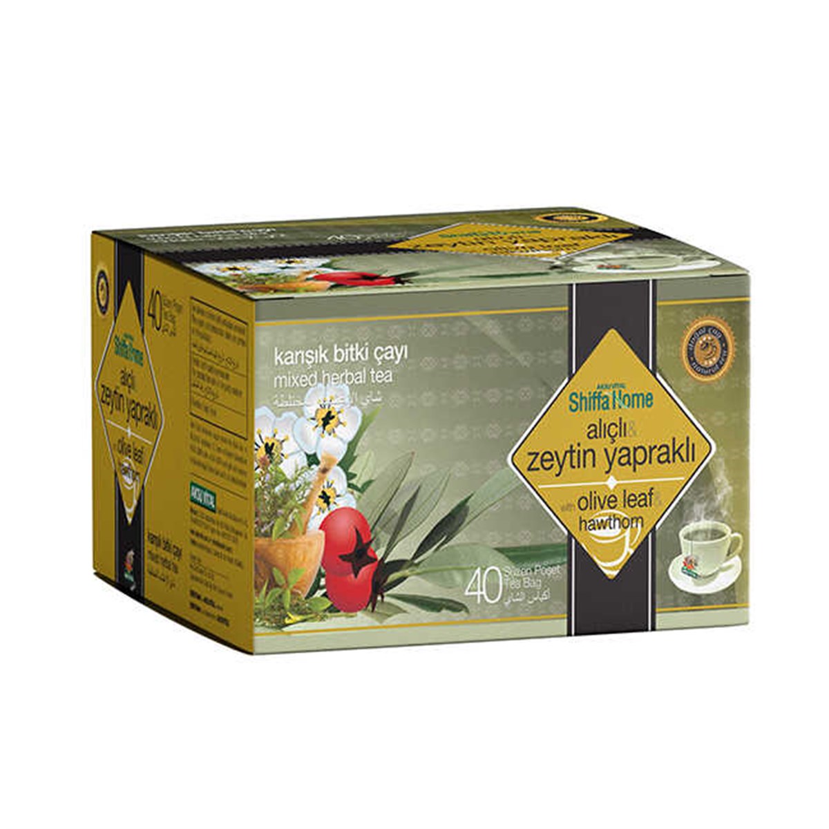 SHF Zeytin Yapraklı-Alıçlı Karışık Bitki Çayı