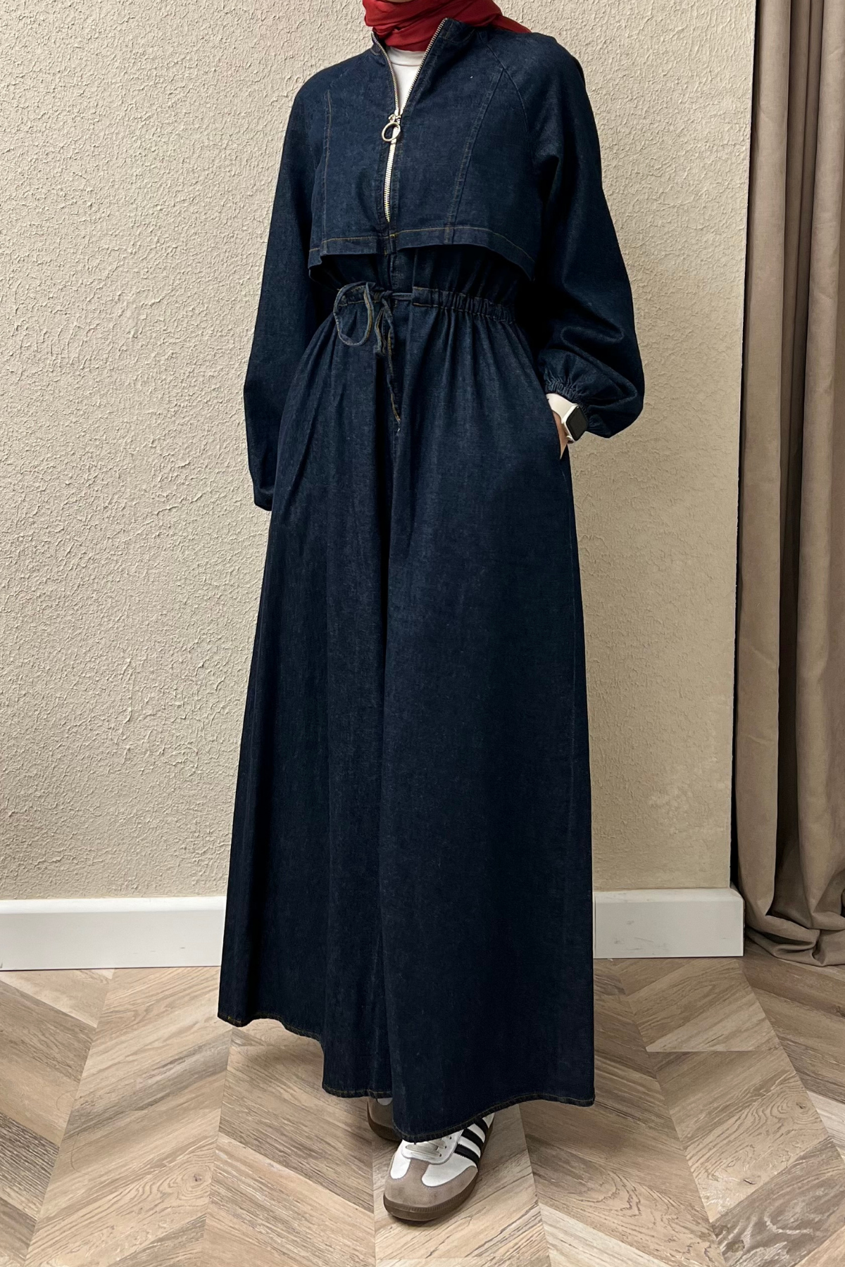 Eml denim elbise 