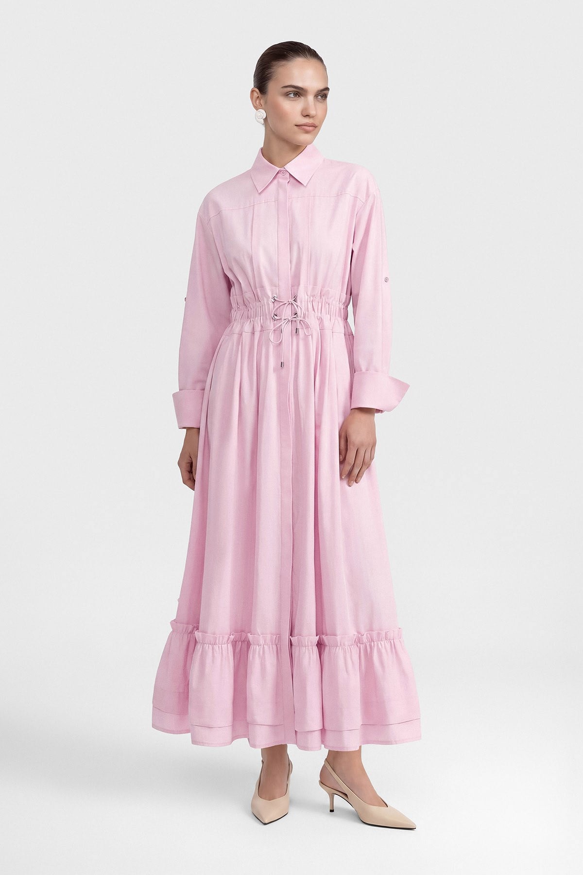 EML ELBİSE -PEMBE