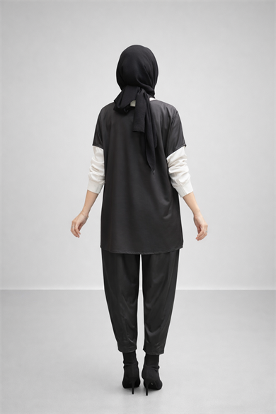 Gömlek Yaka Siyah  Takım