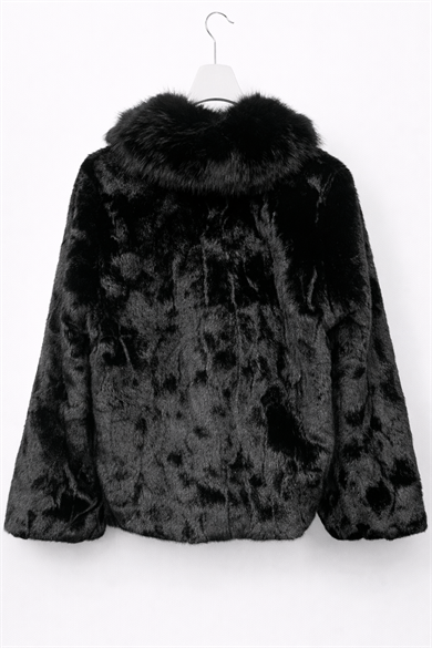 Kürk Kısa Kaban-siyah 