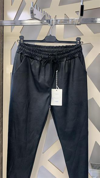 SİYAH  Beli lastikli Jogger Pantolon - 