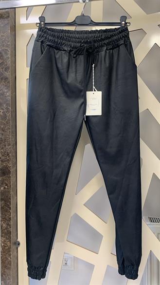 SİYAH  Beli lastikli Jogger Pantolon - 