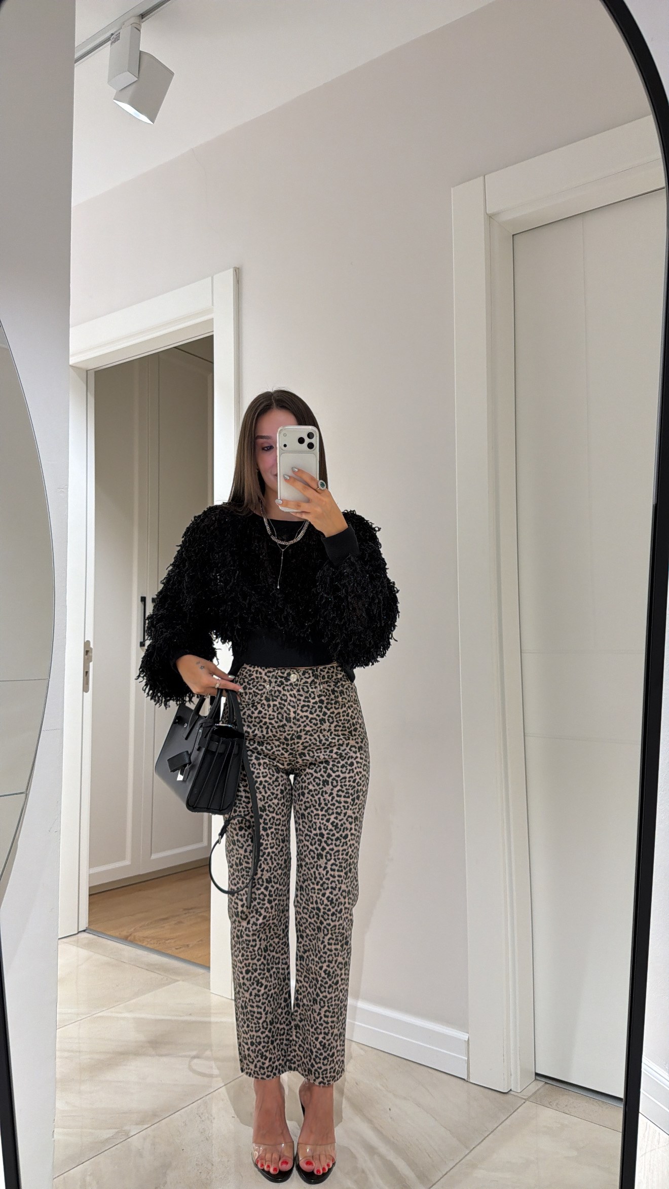Bej Leopar Desen Bilek Boy Marka Model Jean 