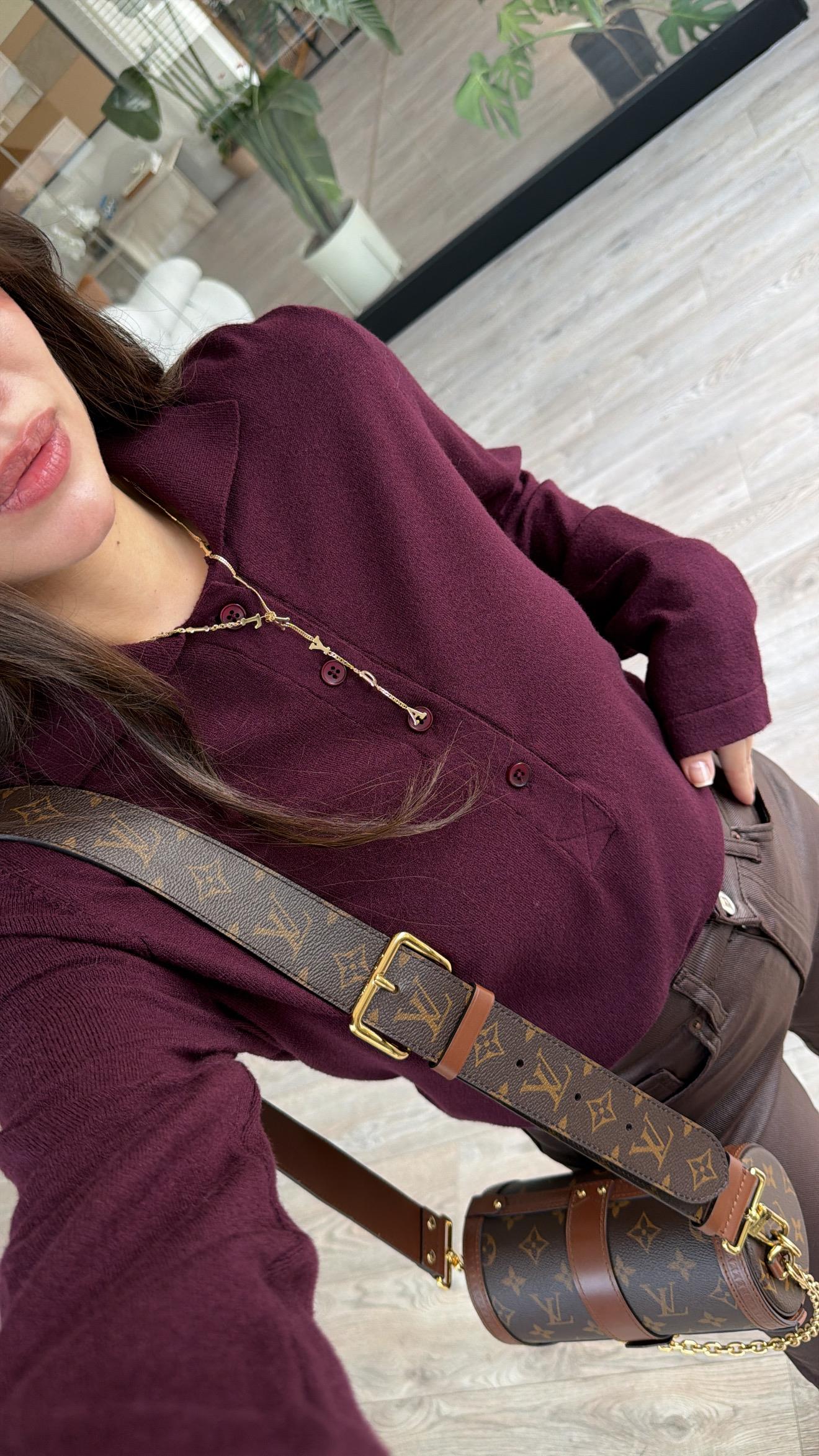 Bordo Yaka Düğmeli Polo Yaka Marka Model Kazak