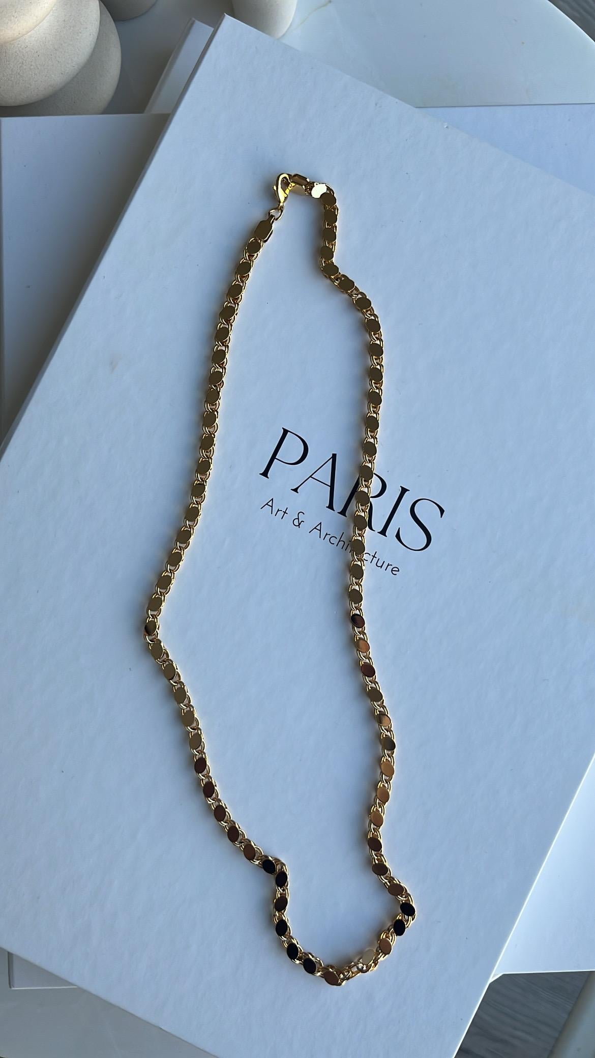 Gold Arpa Zincir Kolye (60cm)