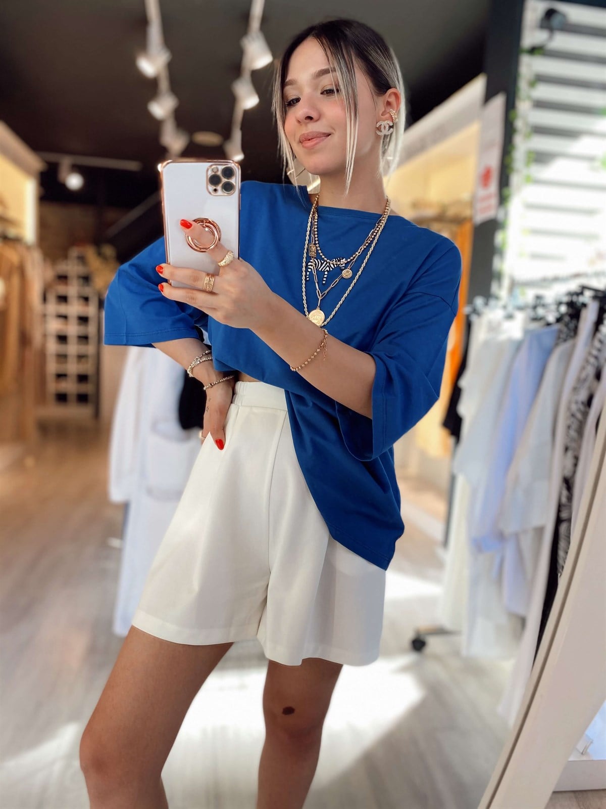 İndigo Zebra Tshirt