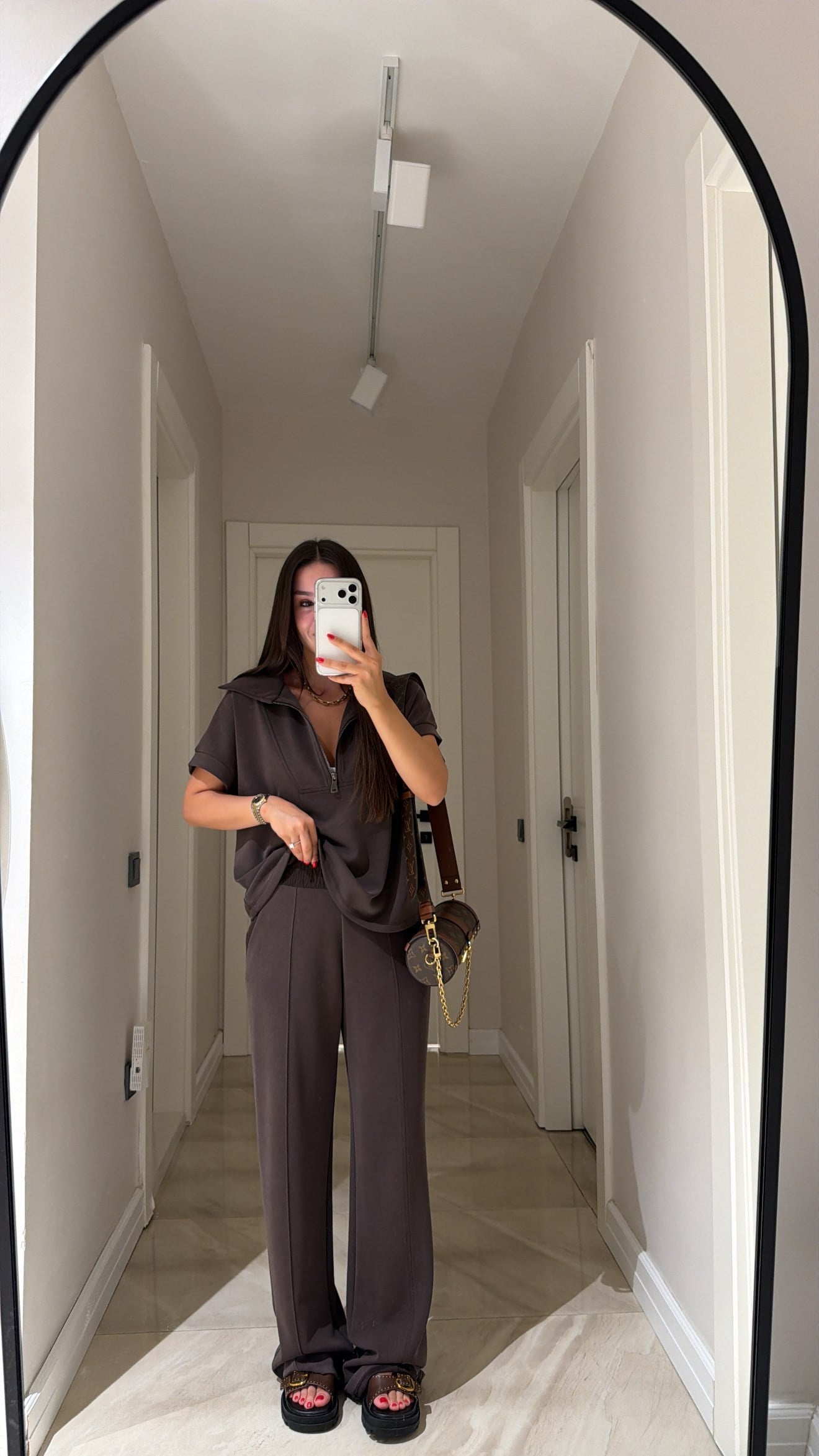 Kahve Yarım Fermuarlı Marka Model Takım