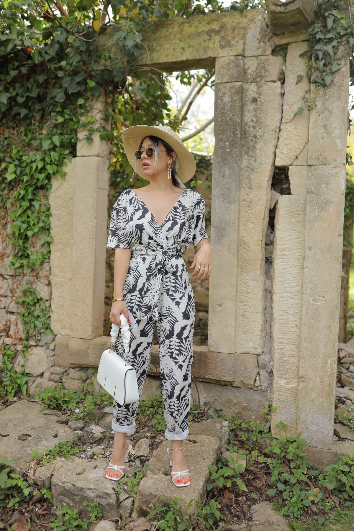 Siyah Desenli Tulum