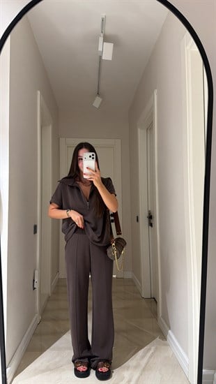 Kahve Yarım Fermuarlı Marka Model Takım