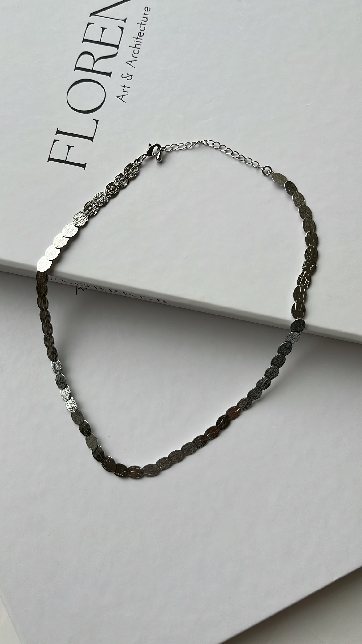 Silver Özel Seri Pul Plaka Kolye