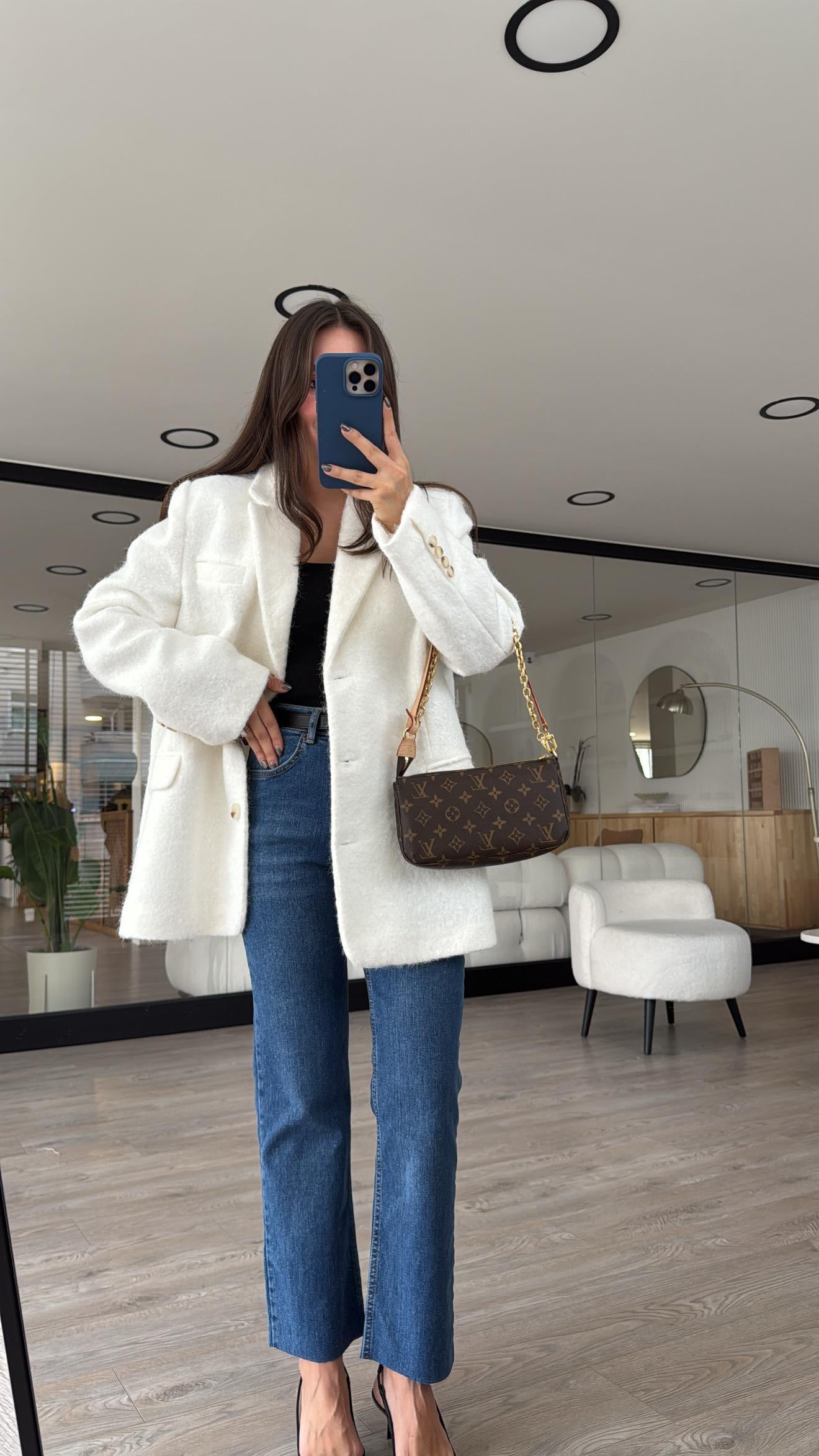 Açık Mavi Marka Model Midi Boy İspanyol Jean 