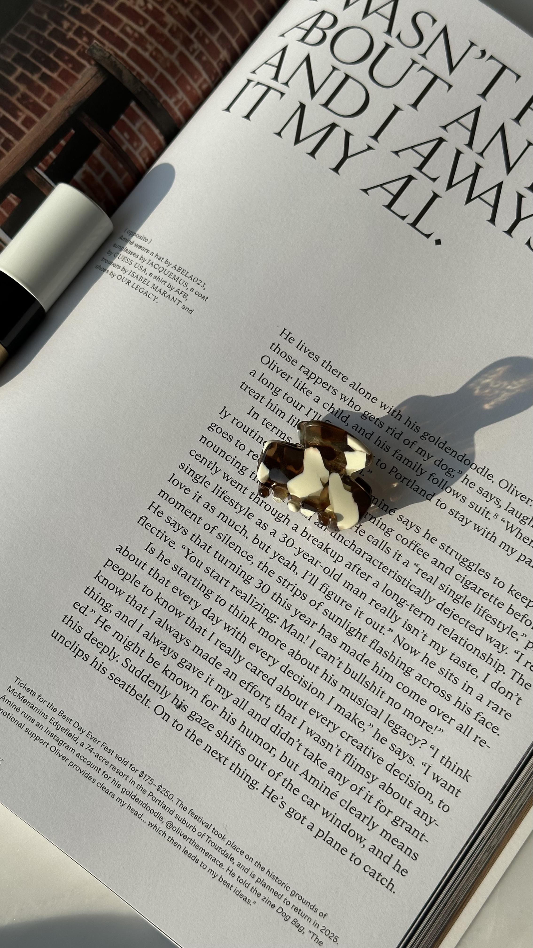 Bej Kahve Desenli Mandal Toka